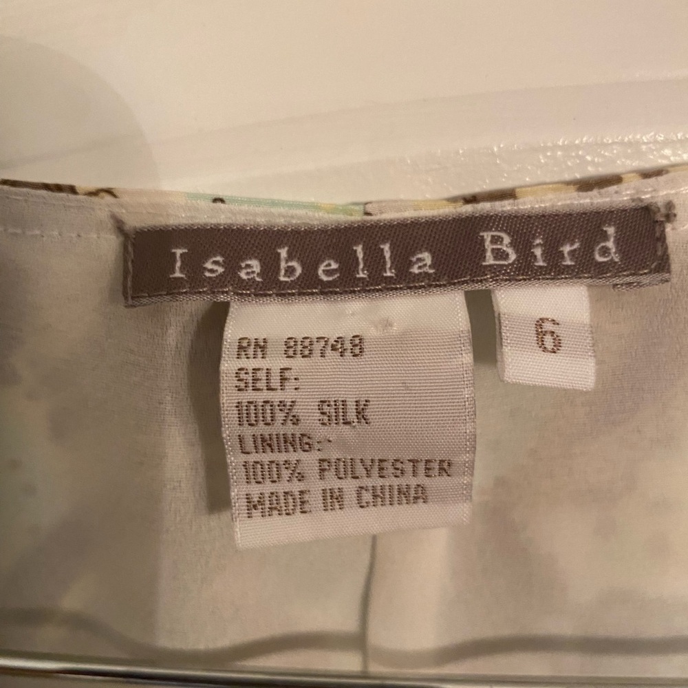 Anthropologie Isabella Bird Y2k Vintage Paisley Silk Dress - Picture 8 of 8